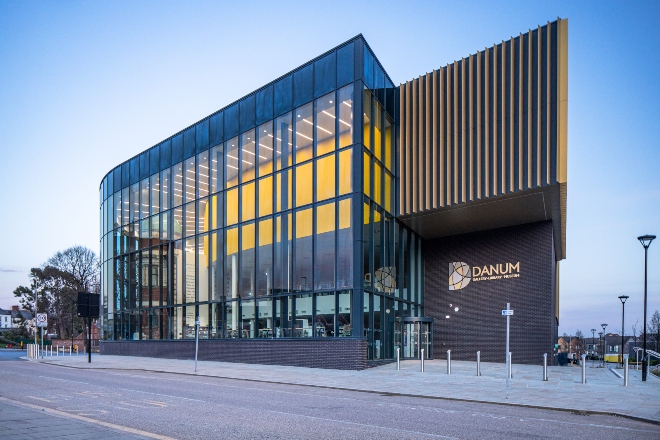 Exterior photo of Danum Gallery, Library and Museum in Doncaster