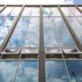 Photo of a completed SF52 curtain wall