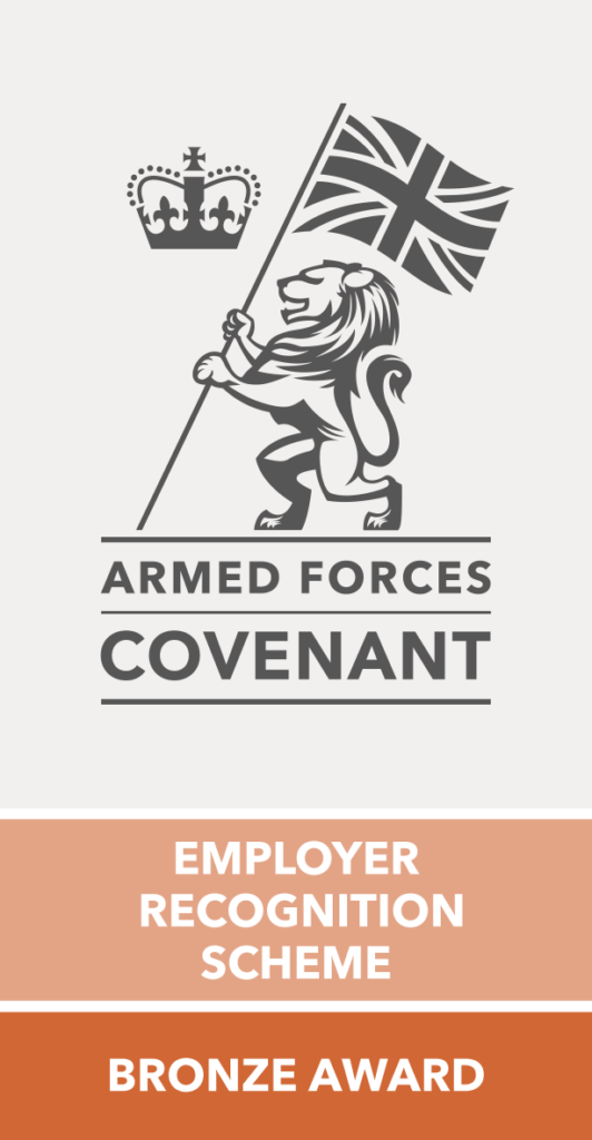 Bronze Award - Armed Forces Covenant Employer Recognition Scheme Logo